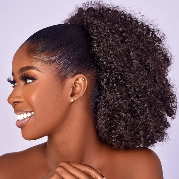 extension chignon crépu